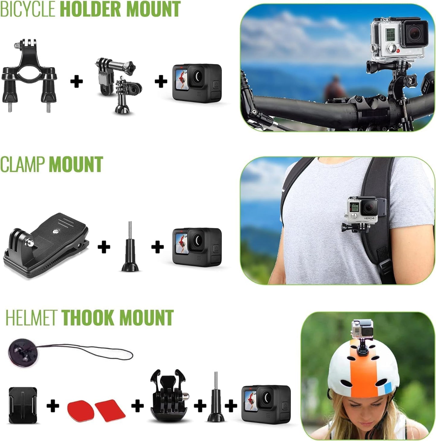 GoPro HERO11 (Go Pro Hero11) Black Mini - Waterproof Action Camera with 5.3K Ultra HD Video, 24.7MP Photos, 1/1.9" Sensor, Stabilization + 50-in-1 Accessory Kit + 64GB Card + More
