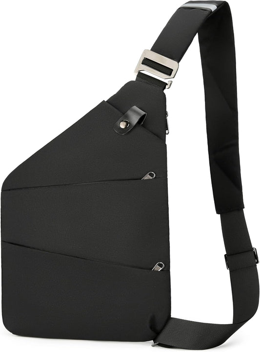 Anti Theft Crossbody Travel Bags for Women Men Cross Body Slim Sling Handbags with S Hook Antitheft