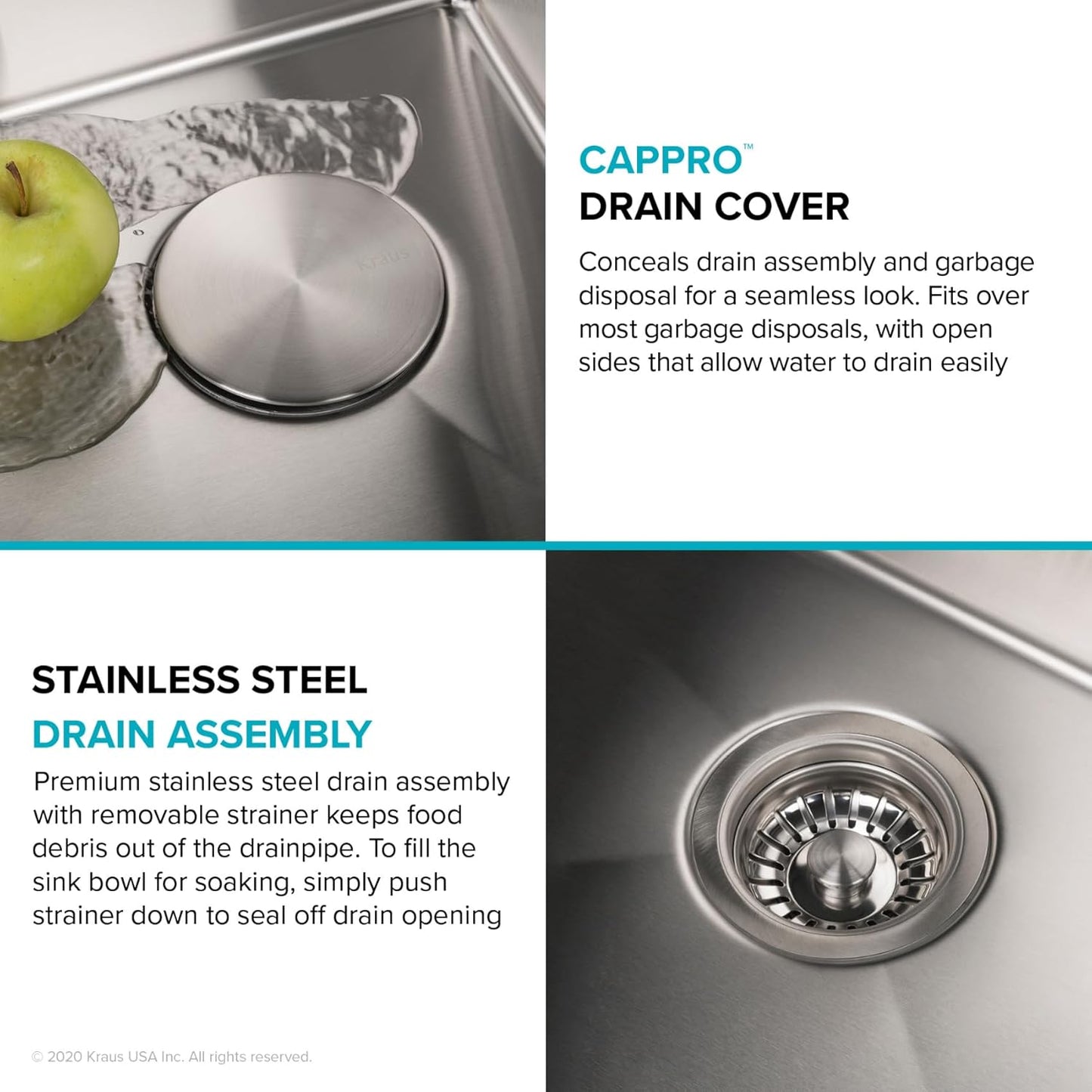 KRAUS Standart Pro 10-inch Undermount Single Bowl 16 Gauge Stainless Steel Bar Kitchen Sink, KHU101-10