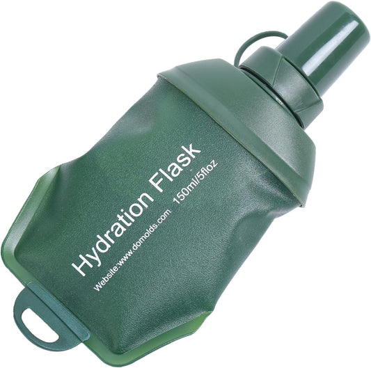 AXEN Soft Flask TPU Foldable Running Hydration Flask, Soft Collapsible Water Bottle for Hydration Pack Cycling Marathon Running Hiking