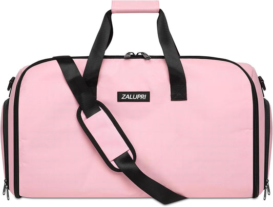 Garment Duffle Bags for Travel, Carry On Garment Duffel Weekender Bag 45L | 2-days Trip,Wrinkle-Free Travel,Separate Shoe Pocket | Overnight Garment Bag for Vacation, Business Trips, Weekend