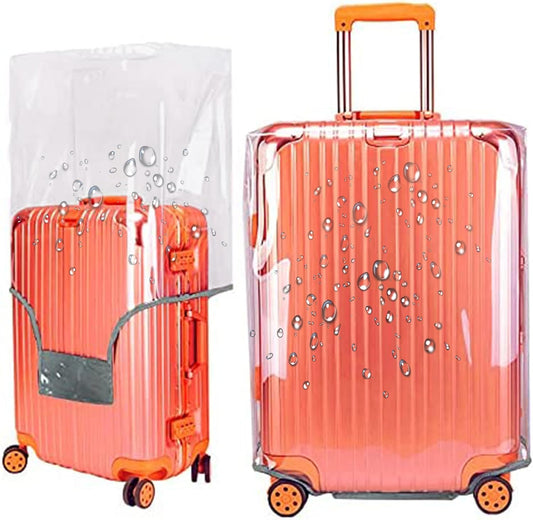 Luggage Cover 28 Inch TSA Approved,Full Clear 3mm Thickness Suitcase Cover for Luggage Suitable 28-29 Inch Suitable for Long Travel Accessories