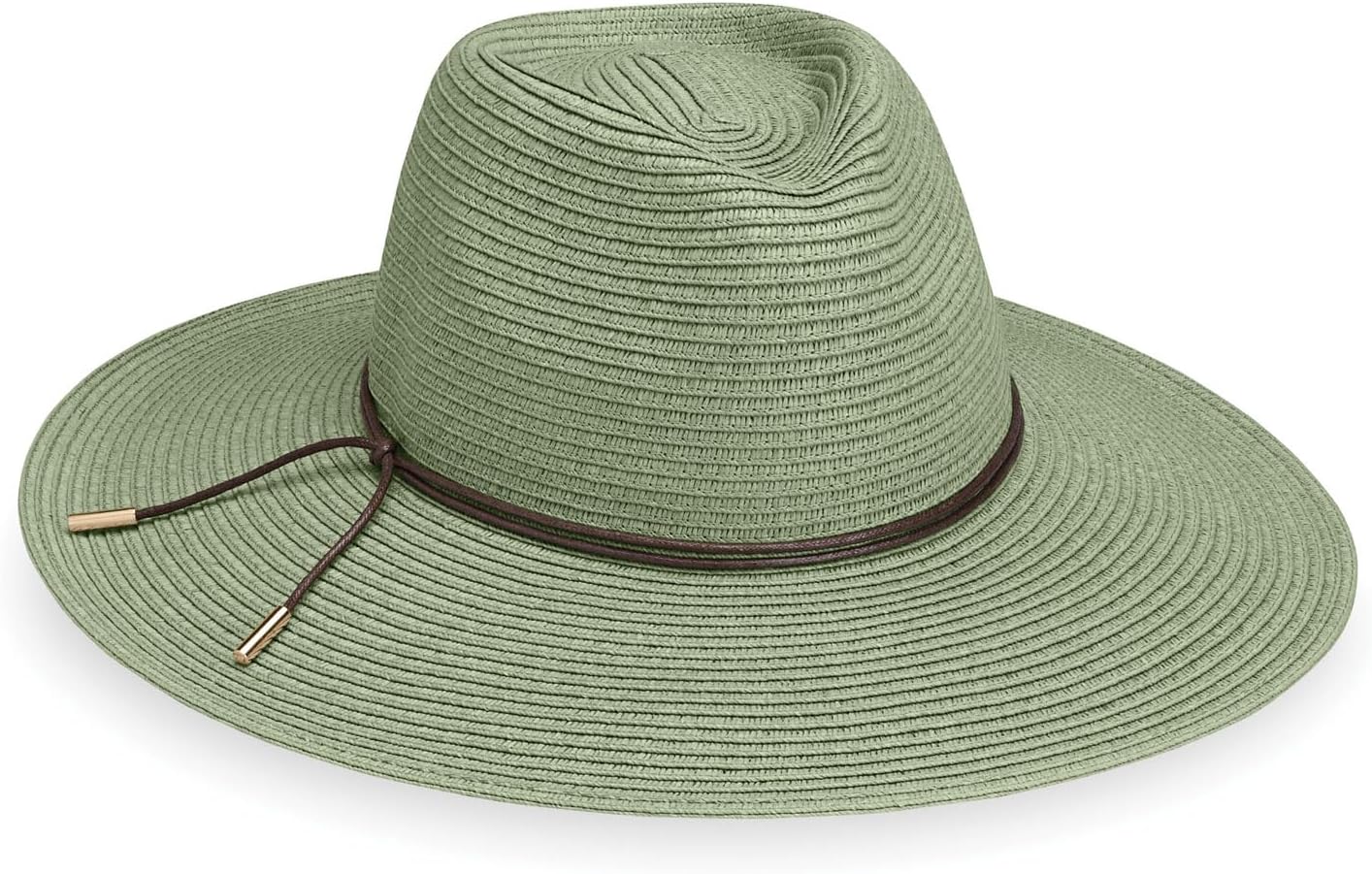Wallaroo Hat Company Women’s Monetecito Fedora – UPF 50+ UV Protection, Wide Brim, Medium Size, Packable, Adjustable Sun Hat