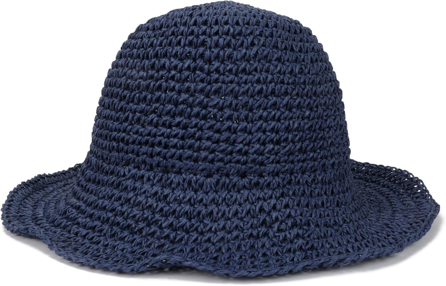 Womens Wide Brim Straw Sun Hat Foldable Floppy Crochet Beach Hat for Summer