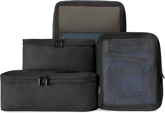 Vandel Space-Saving Compression Packing Cubes for Women, Men, Compressible Carry On Suit Case Organizer Luggage Packing Cubes for Travel Organizer Bags for Luggage and Backpacks, Suitcase Cube