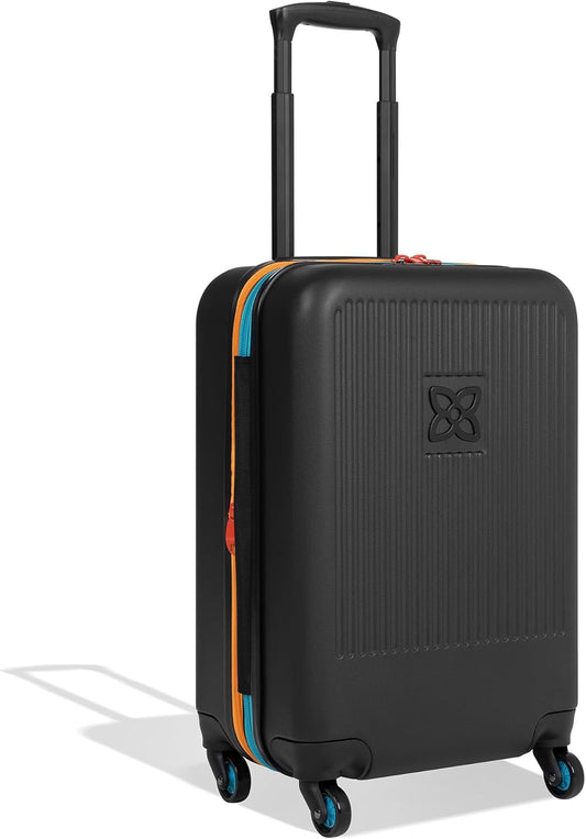 Sherpani Meridian, 22 Inch Carry On Luggage Airline Approved, Rolling Hardside Suitcase 22x14x9, Travel Luggage for Women, Expandable Suitcase, Travel Gift (Chromatic)