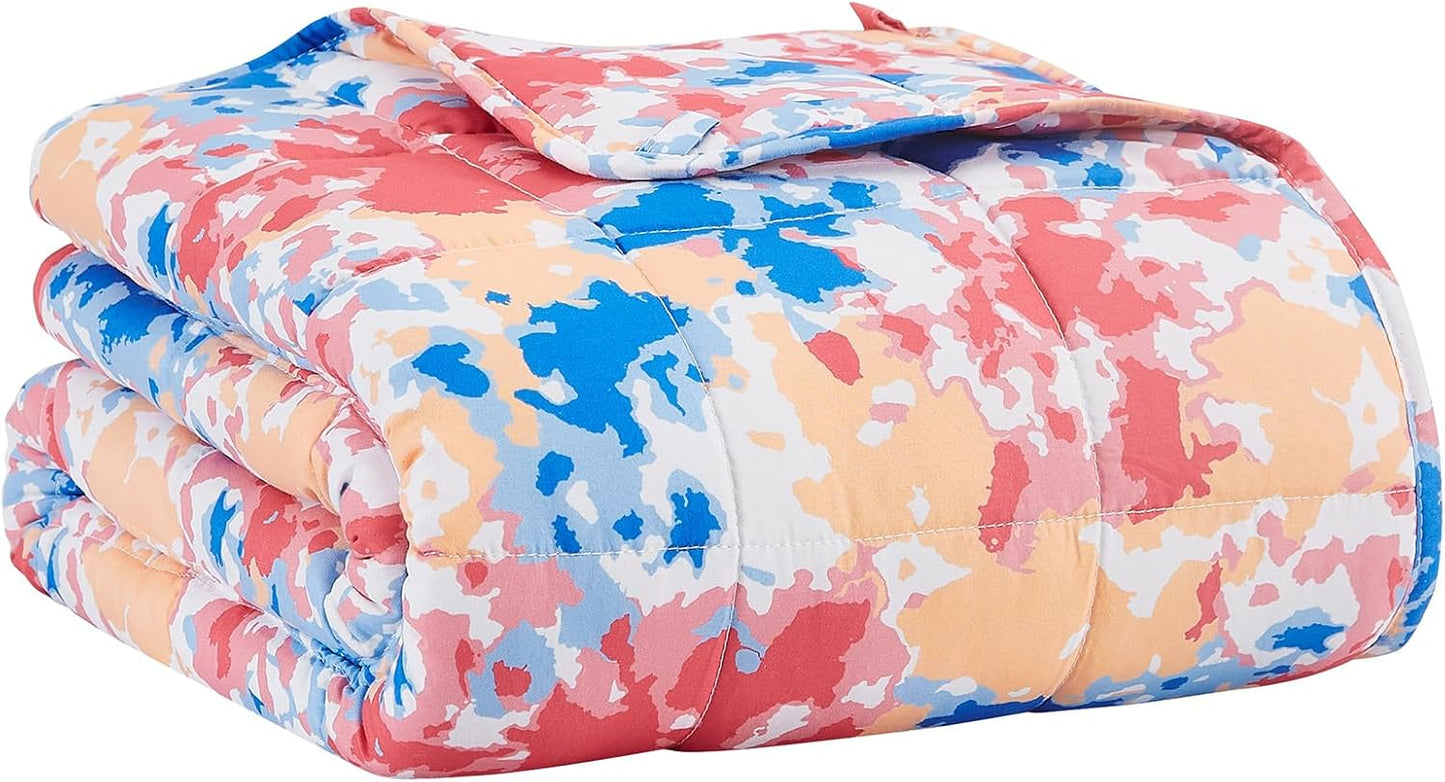 L'AGRATY Weighted Blanket - 48"x72" 20lbs Cooling Breathable Heavy Blanket with Glass Beads for Adult All-Season