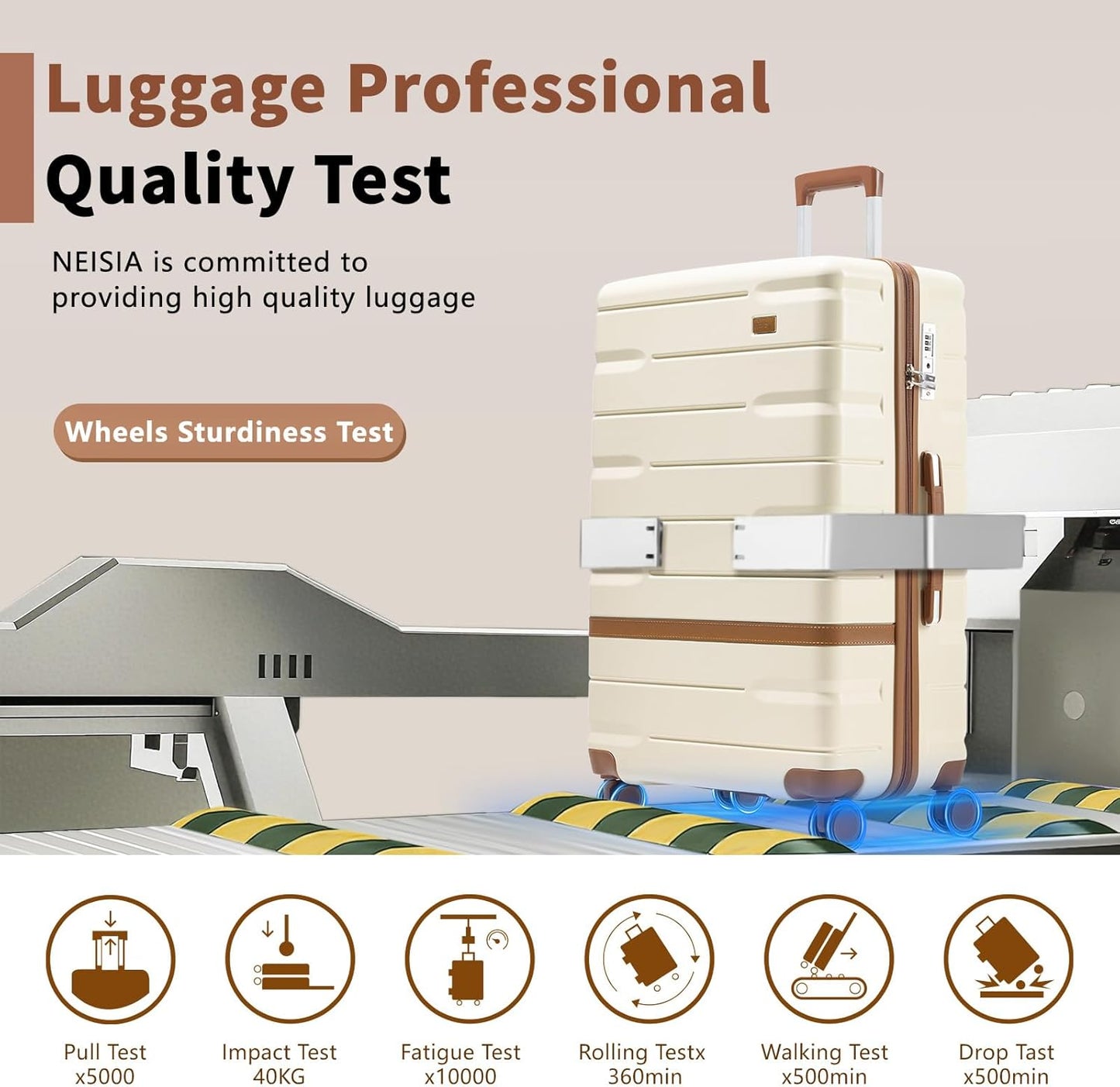 Luggage Sets, Suitcase with Spinner Wheels, PC+ABS Hardshell Travel Luggage Set with TSA Locks,Lightweight Rolling Luggage，Carry on suitcase with YKK Zippers(Pink, 6 piece set(14/20/24/28/DB/TB))