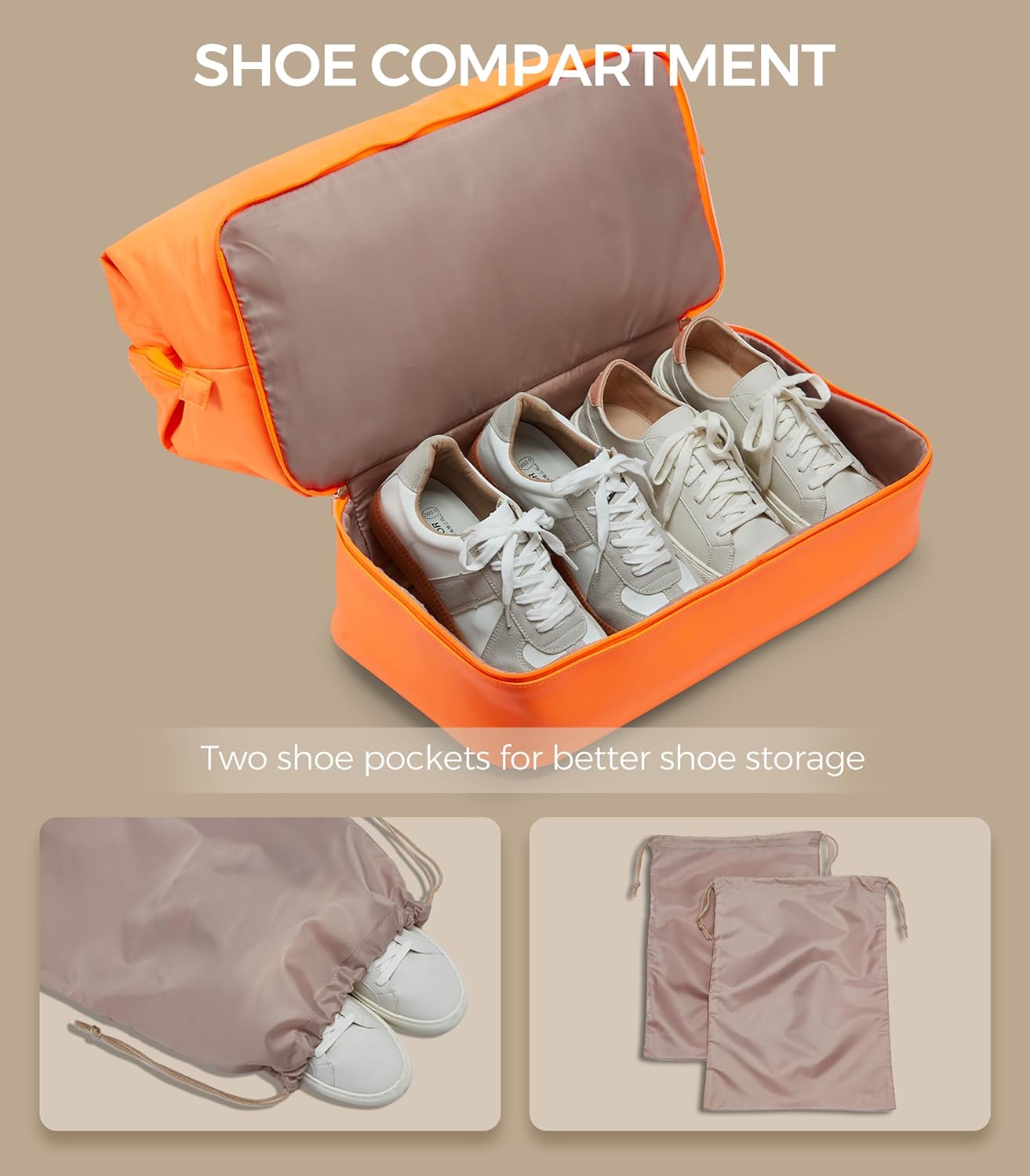 Weekender Bags for Women, Large Travel Duffel Bag with Shoes Compartment, Carry On Overnight Tote Bags with Toiletry Bag