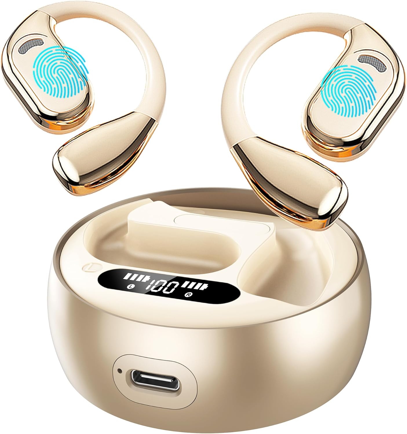 Wireless Earbuds, Real-Time AI Translation Earbuds,144 Languages Language Translator Earbuds, AI Wireless Bluetooth Headphones, Translating Earbuds, Ear Pods Wireless, Perfect for Travel, Business