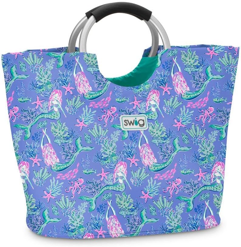 Swig Life Loopi Tote Bag, Large, Lightweight, Waterproof Beach and Utility Bag