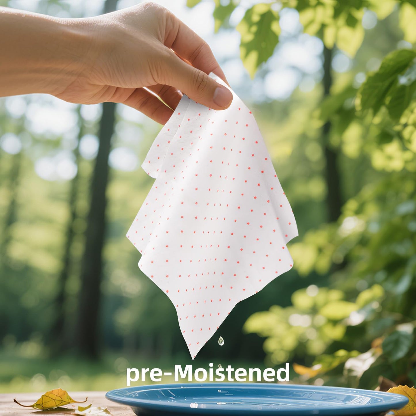 Dish Wipes Extra Thick - 192 Count Biodegradable Camp Kitchen Wipes | A Soap-and-Water Alternative Kitchen Cleaning Handy Wipes for Kitchen Each piece is 7.1"X8.9"