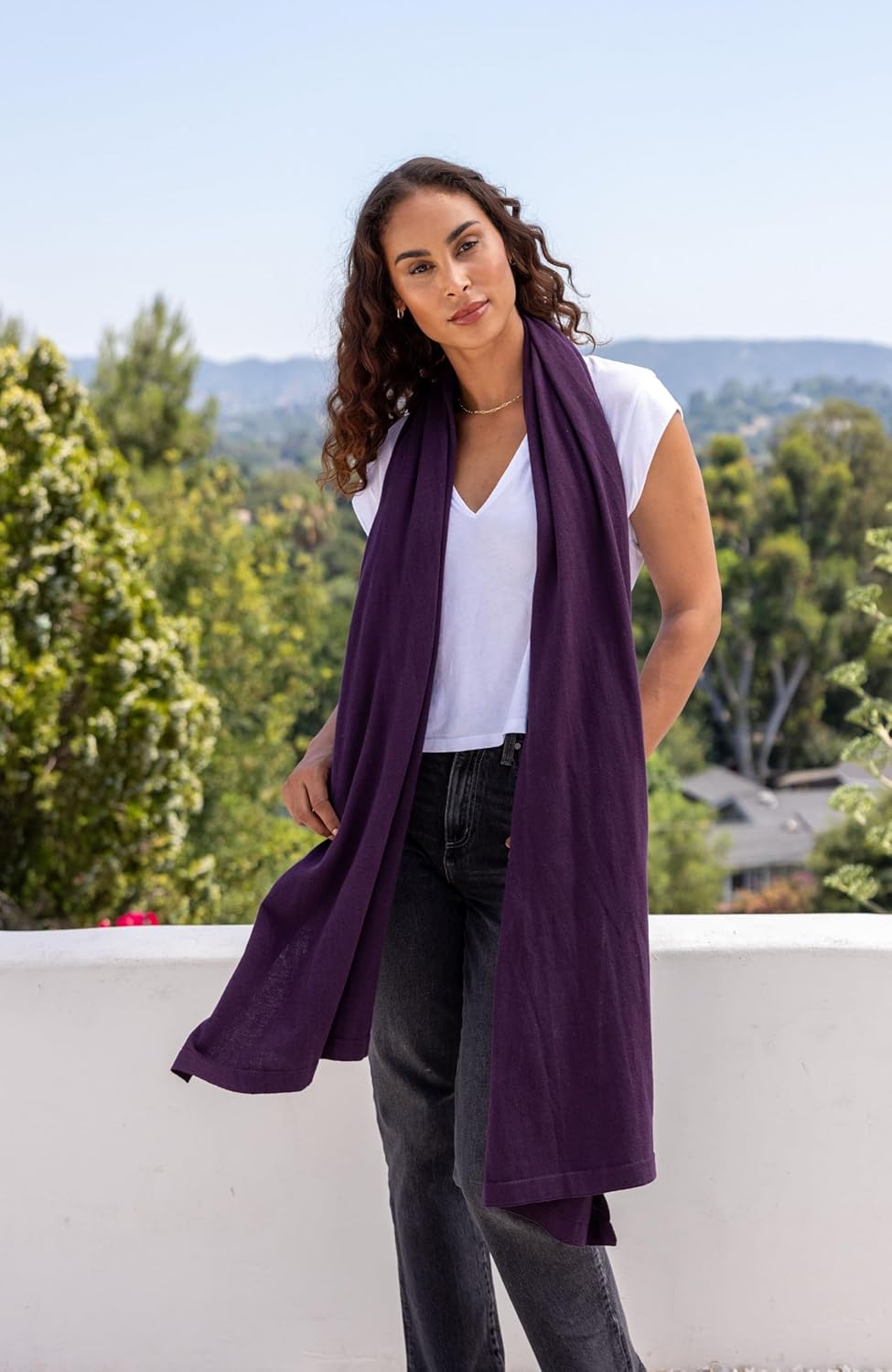 zestt Dreamsoft Travel Scarf, Wrap and Shawl for Women, Organic Cotton