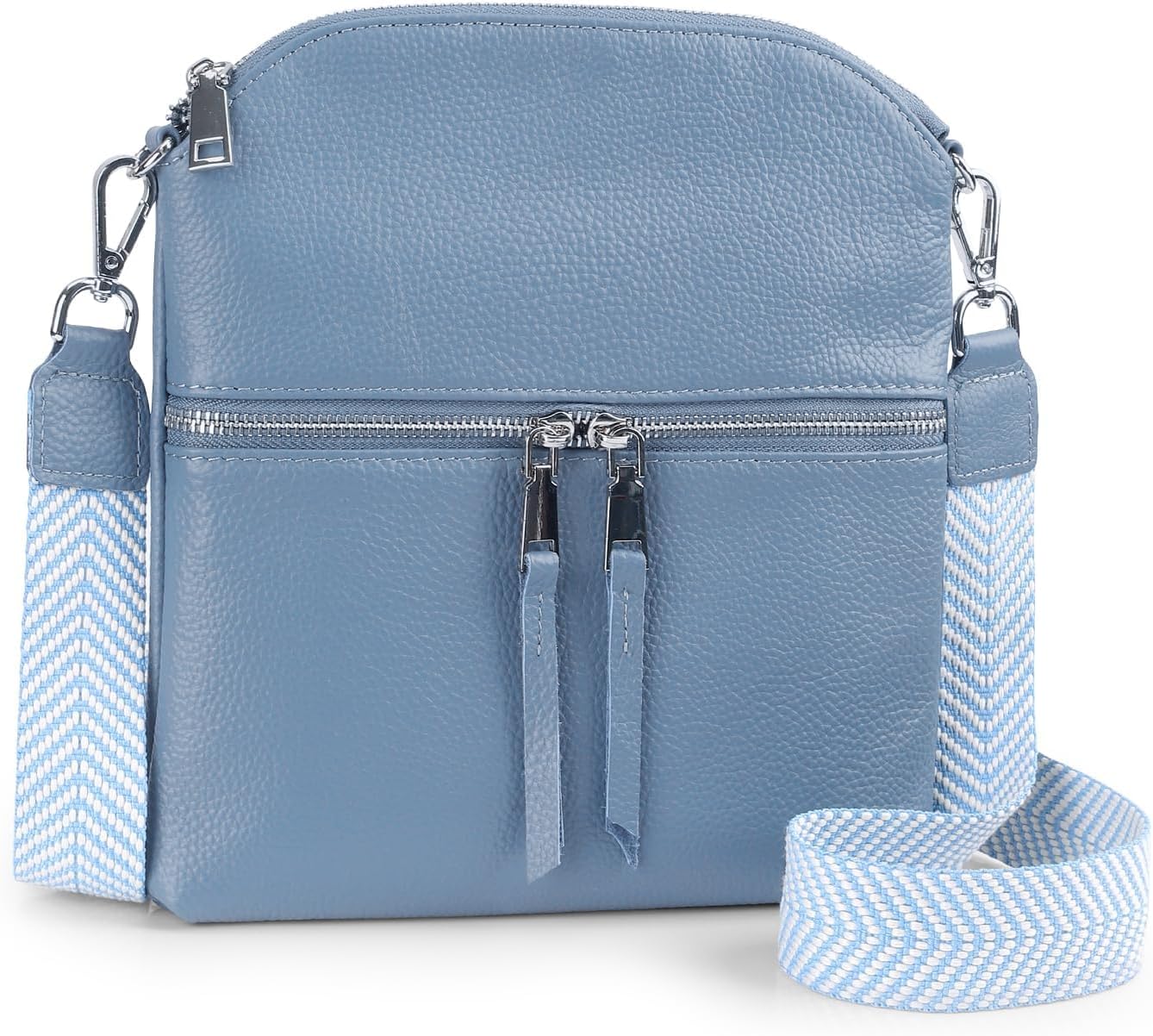 befen Genuine Leather Small Crossbody Purses for Women Travel Cross Body Bags Lightweight with Adjustable Shoulder Strap