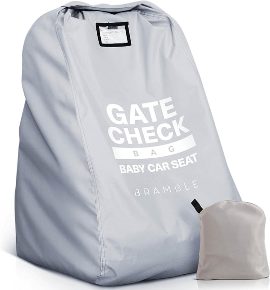 Bramble Infant Car Seat Travel Bag for Airplane - Waterproof Car Seat Cover for Airplane Travel 34" - Booster Seat Travel Bag Carseat Carrier for Airport