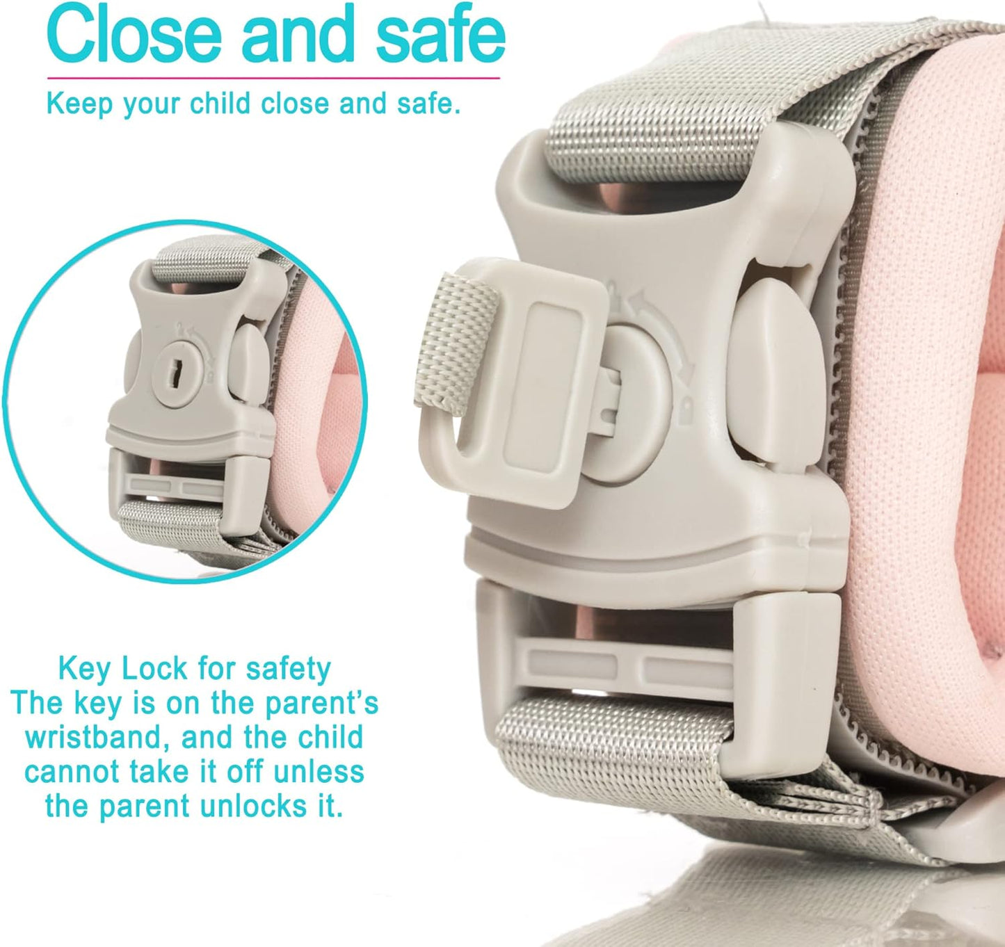 Toddler Leash Harness Kid Leash Child Safety Harness Baby Leash Anti Lost Ages 1-4
