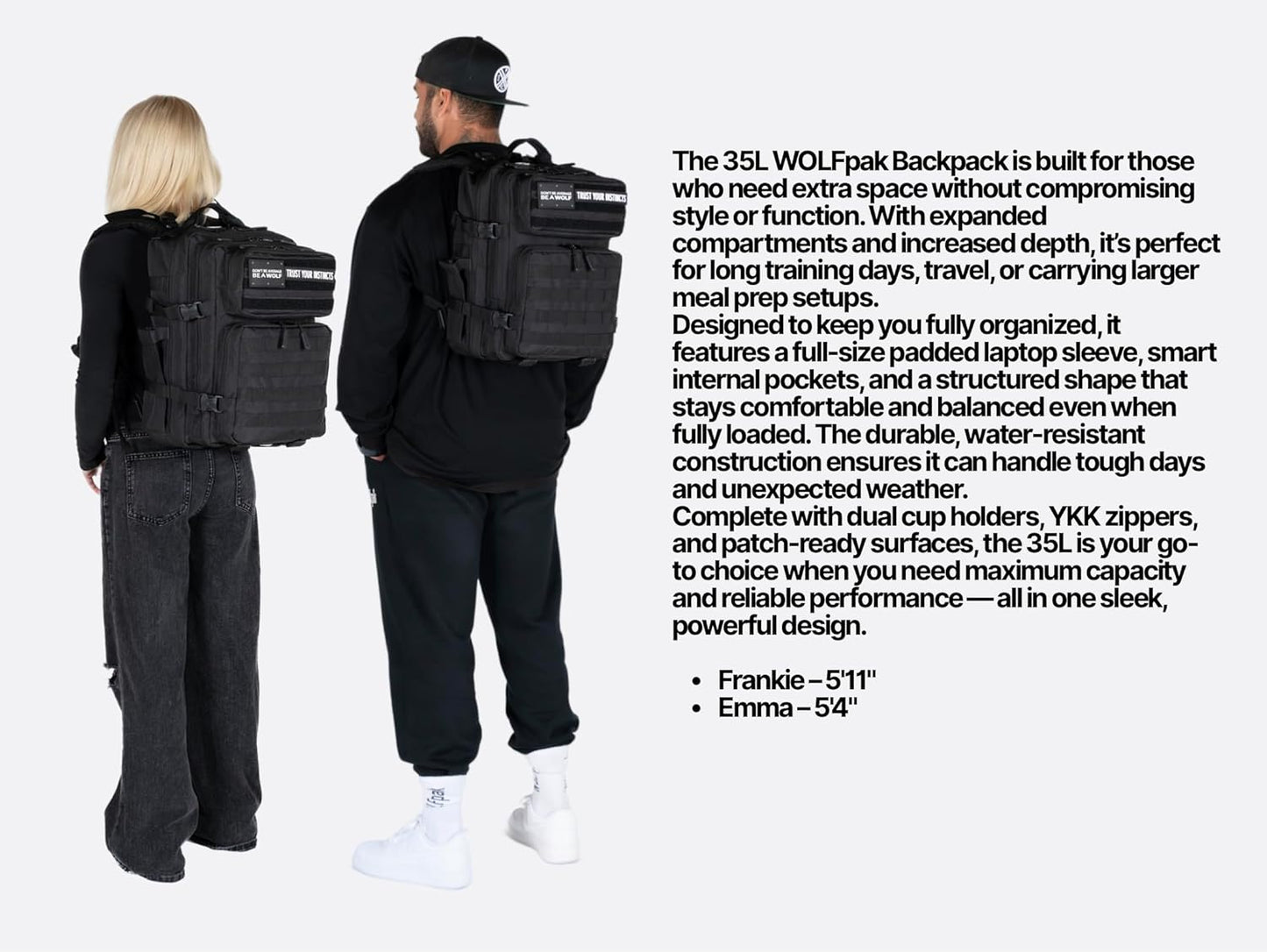 WOLFpak 35L Backpack (Alpha Black)