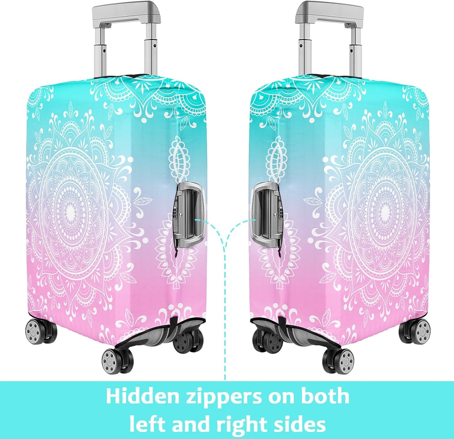 Luggage Cover for Suitcase Elastic Suitcase Cover Protector, Carry On Luggage Sleeve Anti Scratch Travel Essentials Fits 20-22