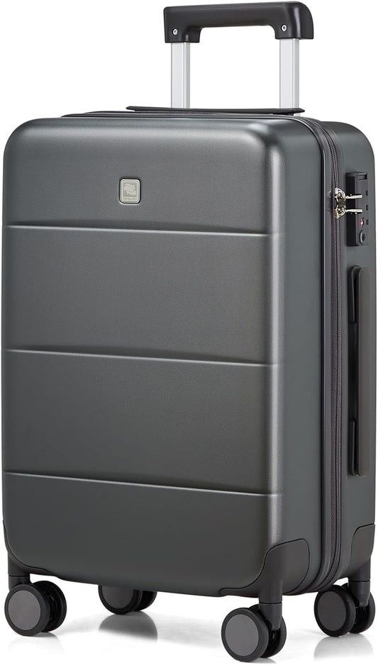 Hanke 26 Inch Luggage Large Suitcase With Spinner Wheels Tsa Luggage Suitcases Hard Case Luggage For Women & Men Rolling Checked Luggage(Graphite Grey)