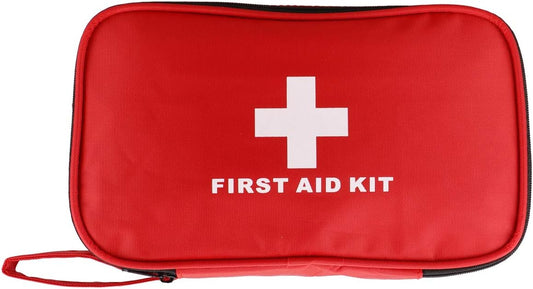 AOUTACC Compact First Aid Empty Pouch,Nylon Lightweight First Aid Bag for Emergency at Home, Office, Car, Outdoors, Boat, Camping, Hiking(Bag Only)