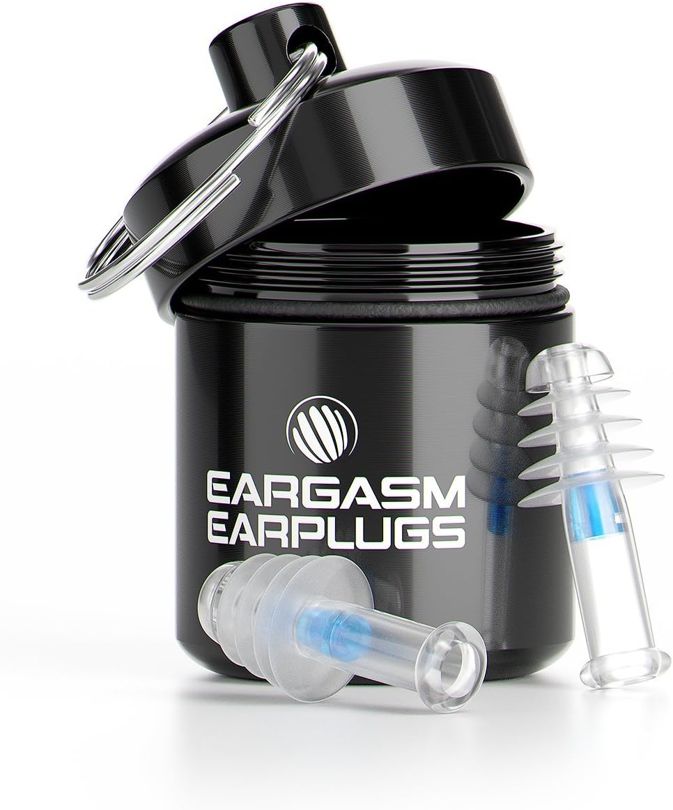 Eargasm Aviation Earplugs Small - Airplane Ear-Plugs for Ear Pressure Relief on Flights - Perfect High Altitude Air Travel Essential Earplugs for Kids and Men, Women, Adults with Small Ear Canals