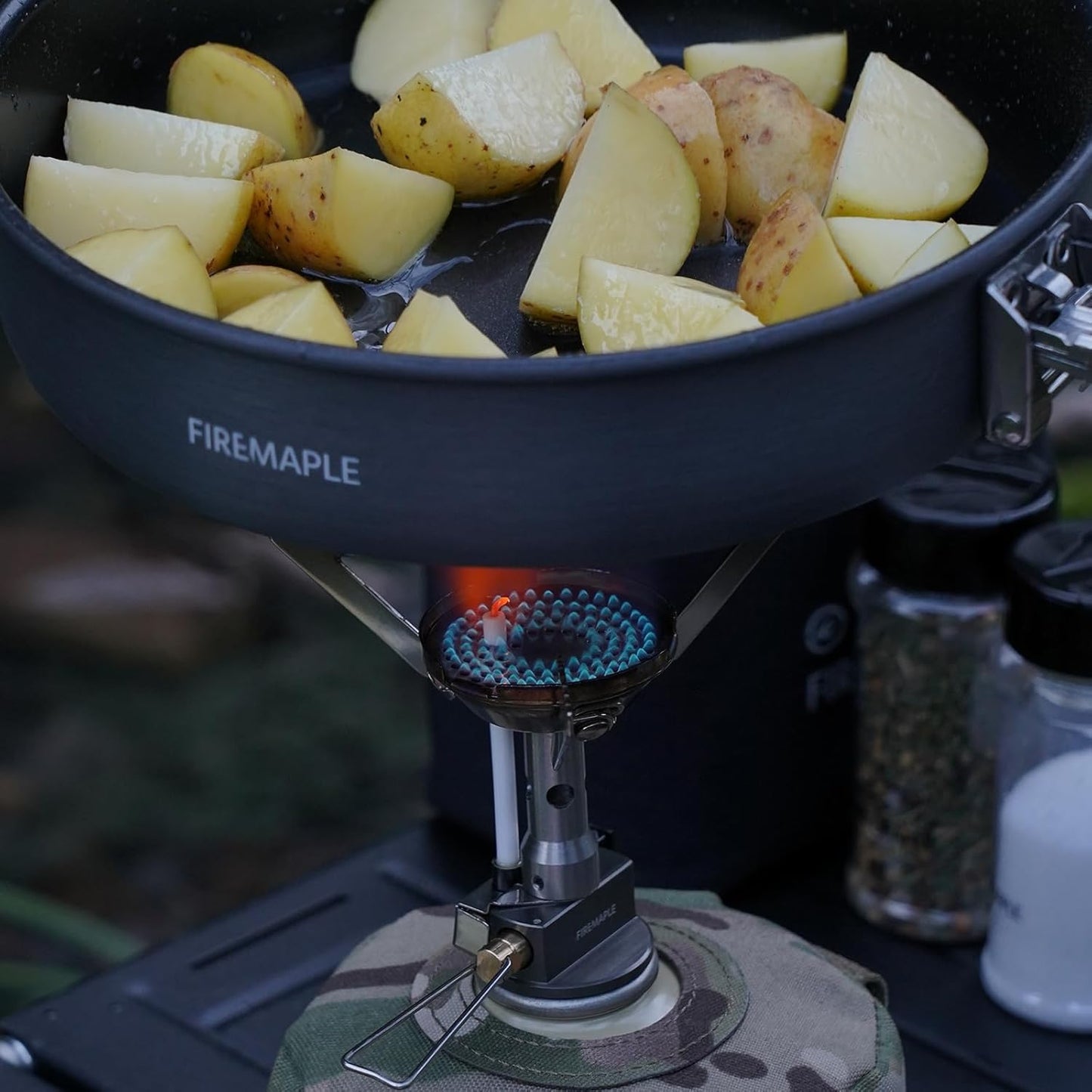 Fire-Maple Backpacking and Camping Stove Series | Outdoor Propane Camp Cooking Gear | Portable Pot/Jet Burner | Ideal for Hiking, Trekking, Fishing, Hunting Trips and Emergency Use (Greenpeak)