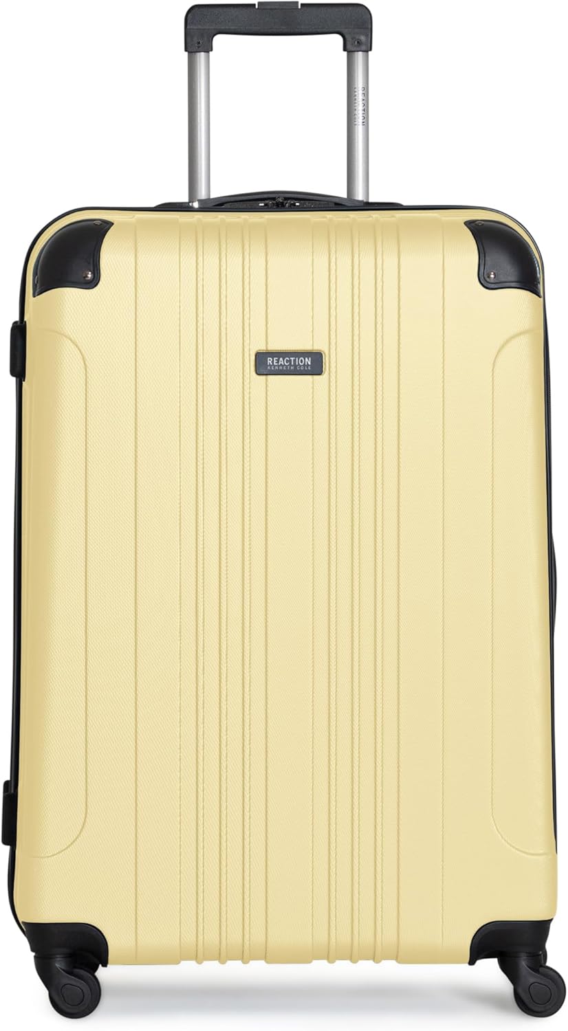 Kenneth Cole REACTION Out of Bounds, Pale Banana, 28-Inch Checked