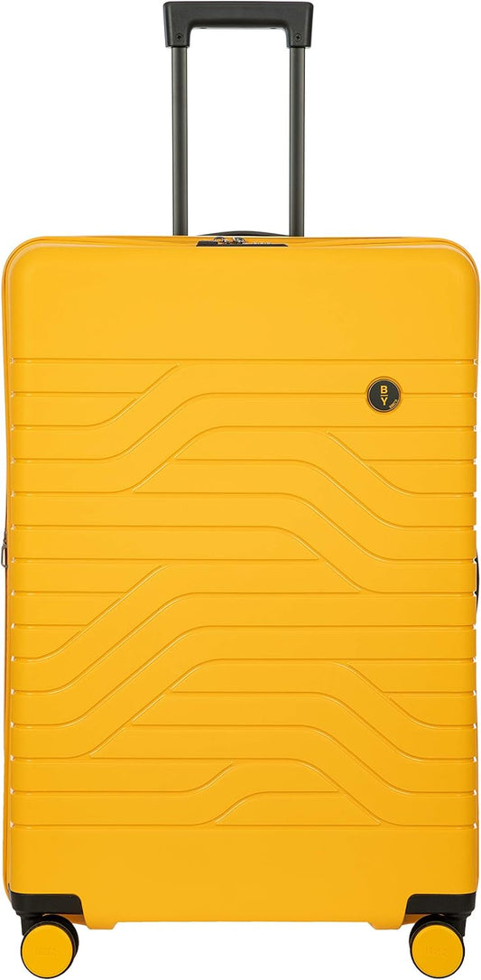 Bric's B|Y Ulisse Spinner Suitcase, Expandable Hard Shell Luggage with TSA Lock and Smooth 360° Wheels 28" – Mango
