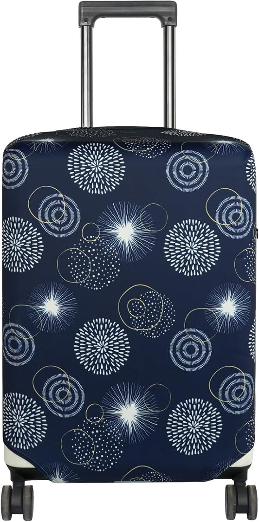 HYPER VENTURE Washable Luggage Cover - Fashion Suitcase Protector Fits 31-32 Inch Luggage (Sparkler, XL)