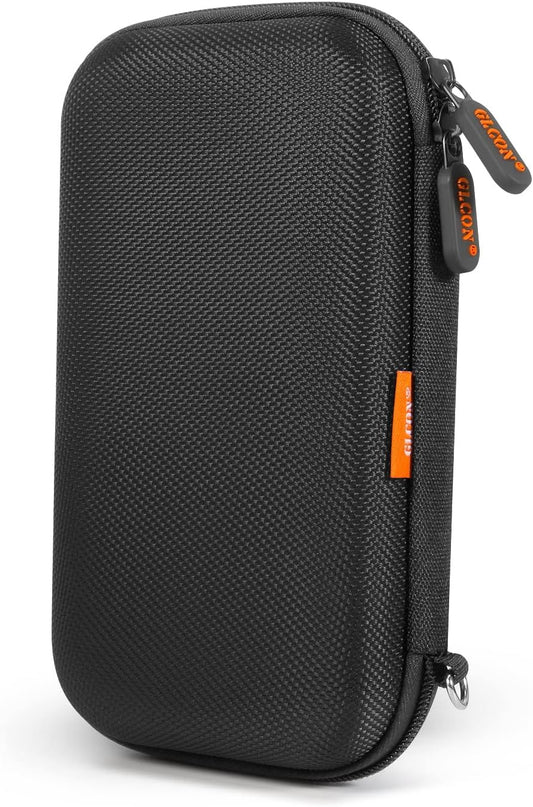 External Hard Drive Case - GLCON Shockproof EVA Carrying Case for WD My Passport Element Seagate Expansion Backup Toshiba 1TB 2TB 4TB - High Protection Portable Travel Electronic Power Bank Bag