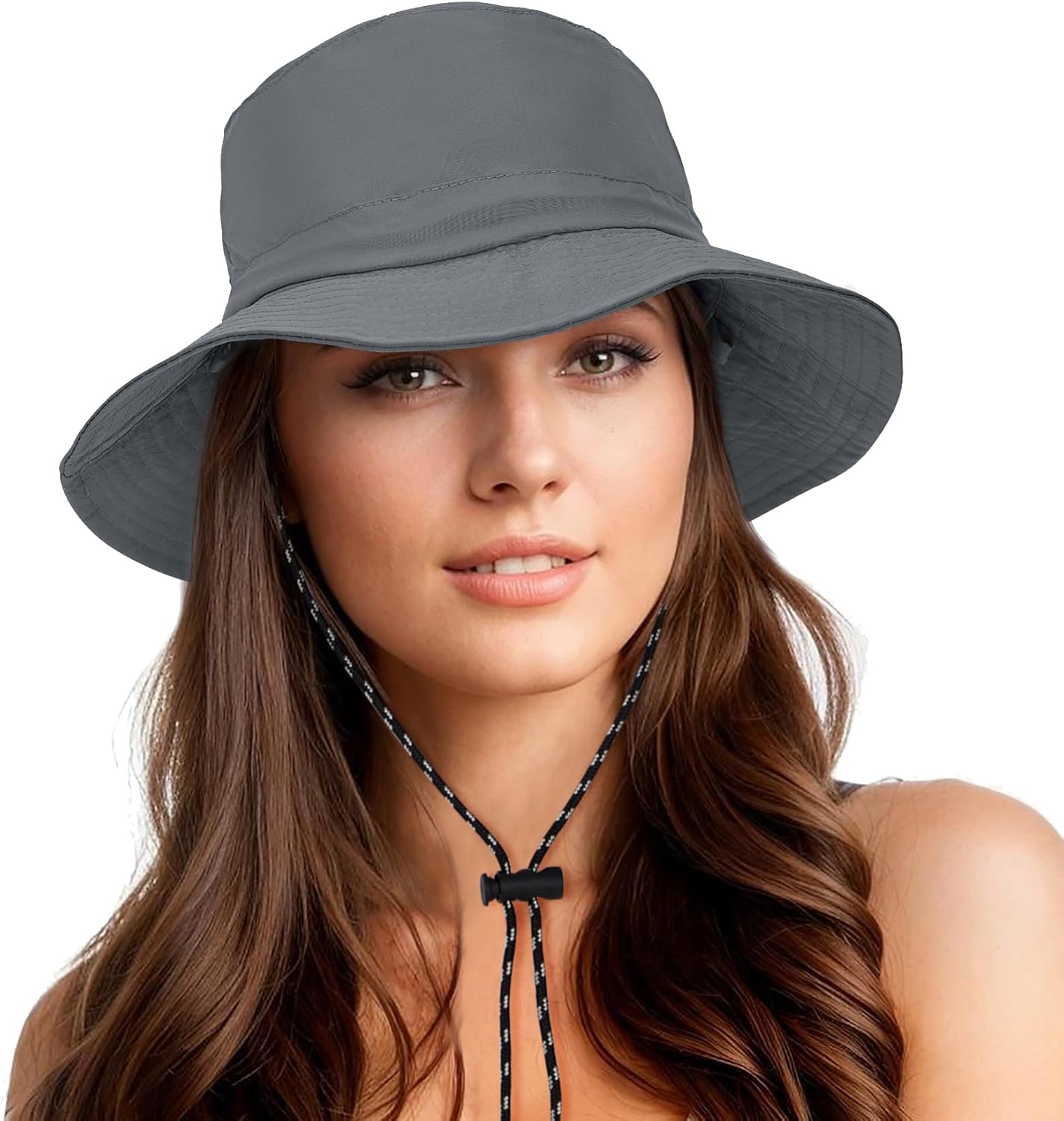 Durio Waterproof Bucket Hats for Woman UPF 50+ Sun Hat UV Protection Packable Rain Hats for Women Lightweight Hiking Hat