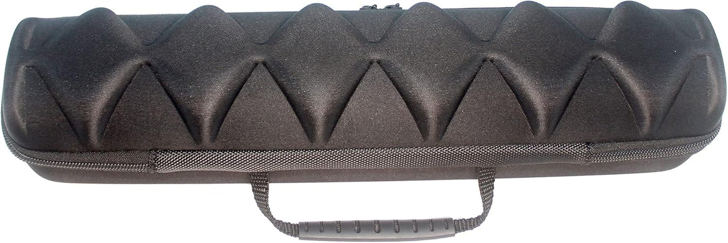 Watch roll travel case organizer for 6 watches, Storage Organizer and Display with innovative watch pillow, fit large up to 60mm faced watches (Black, 6 Slot)