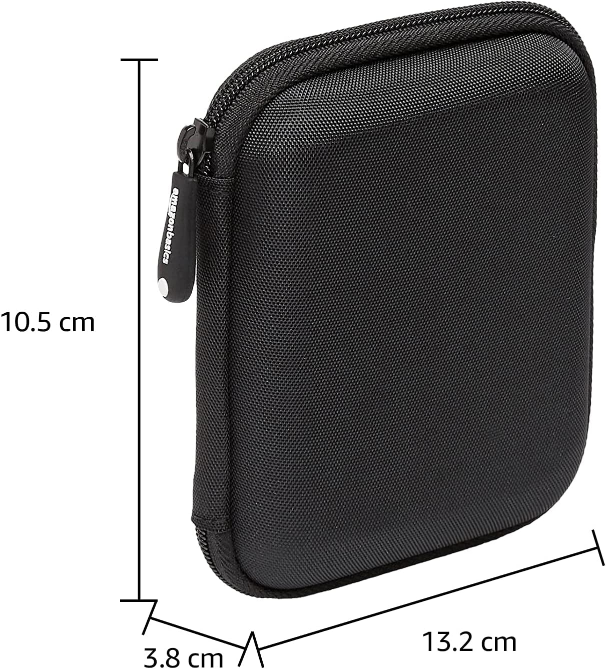 Amazon Basics Small Hard Shell Carrying Case For My Passport Essential External Hard Drive 1 Pack, Black
