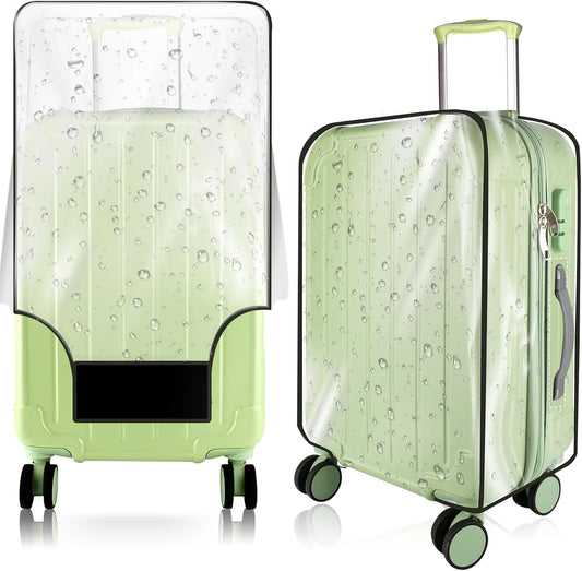 Thicken Clear Luggage Cover Protector, 28" PVC Luggage Covers for Suitcase Waterproof Dustproof Anti-scratch Travel Suitcase Covers Case for Wheeled Luggage