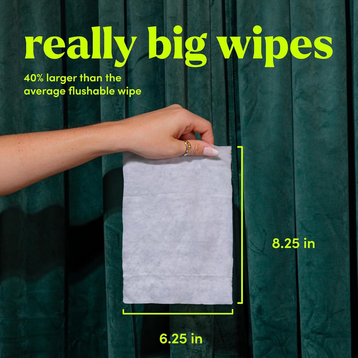 goodwipes Flushable Butt Wipes - Vitamin E & Aloe - Sewer & Septic Safe - Extra Large Adult Wet Wipes For Women & Men - Bathroom Essentials - Shea-Coco, 318 Count (6 Packs + 1 Travel)