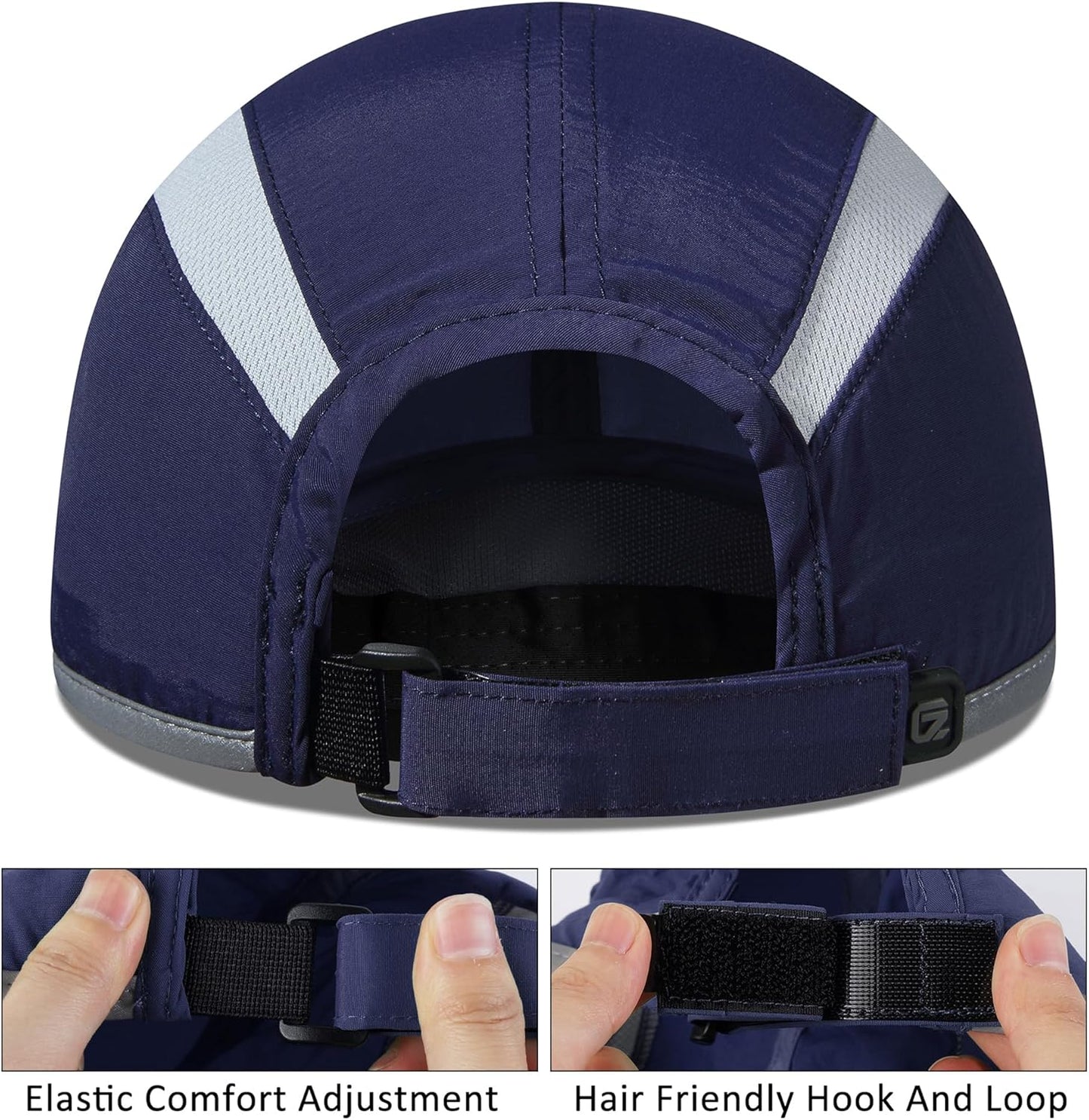 GADIEMKENSD Reflective Folding Outdoor Hat Unstructured Design UPF 50+ Sun Protection Sport Hats for Womens and Mens