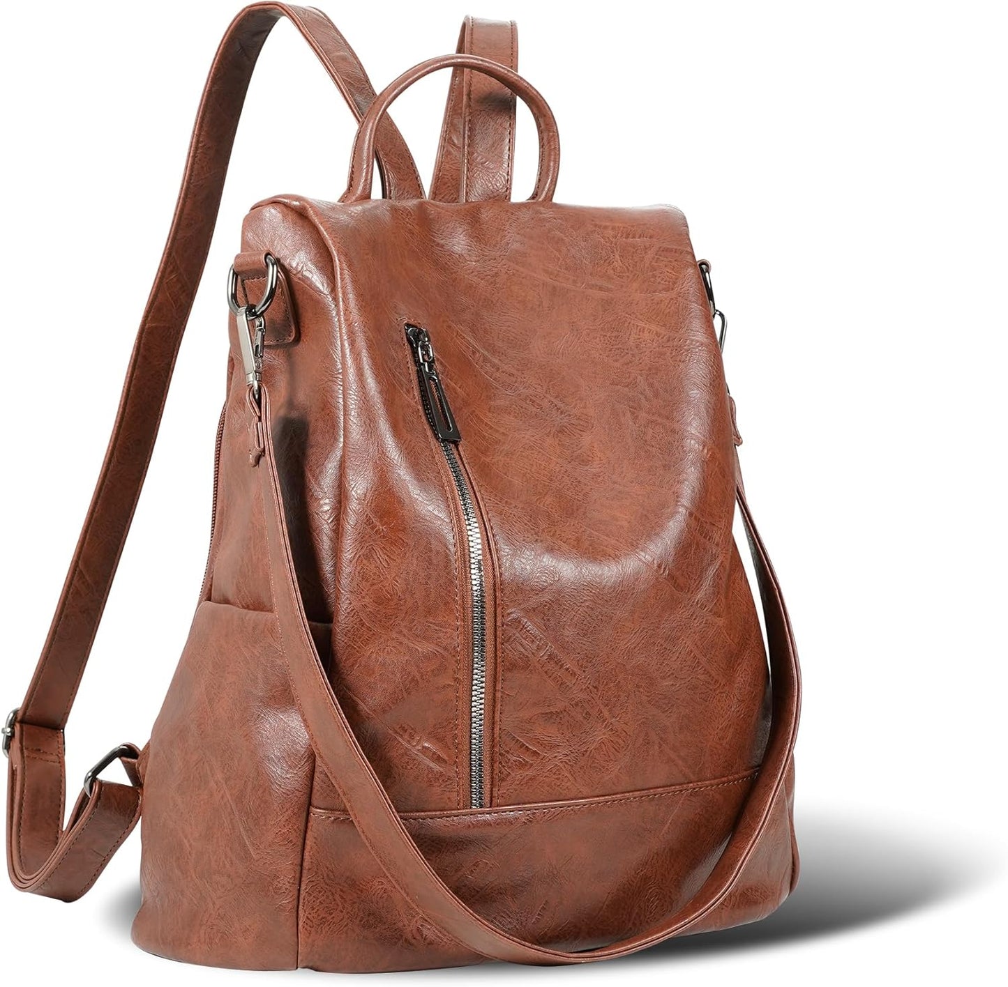 Women Backpack Purse PU Leather Anti-theft Casual Shoulder Bag Fashion Ladies Satchel Bags