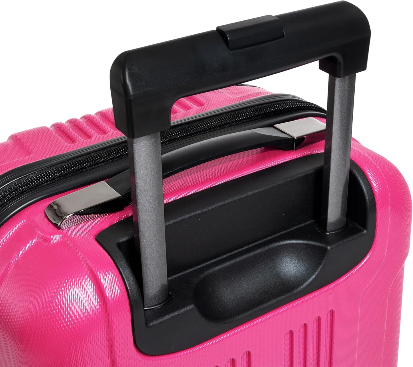Kenneth Cole REACTION Out of Bounds Lightweight Hardshell 4-Wheel Spinner Luggage, Magenta, 28-Inch Checked