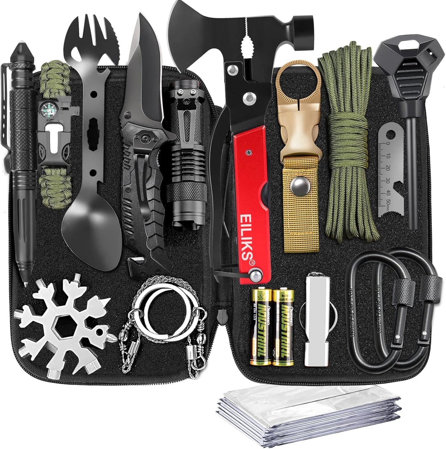 Gifts for Men Dad Him Birthday Christmas Fathers Day, Cool Gadget/Survival Gear and Equipment, Unique Camping Hunting Hiking Outdoor Gear, Gift Idea for Valentines Day Boyfriend Boys Stocking Stuffer