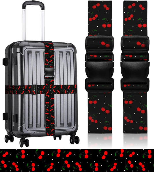 Luggage Straps for Suitcases Travel Belt Luggage Band Heavy Duty Traveling Luggage Identifier Cute Women Girls Unique Accesory,