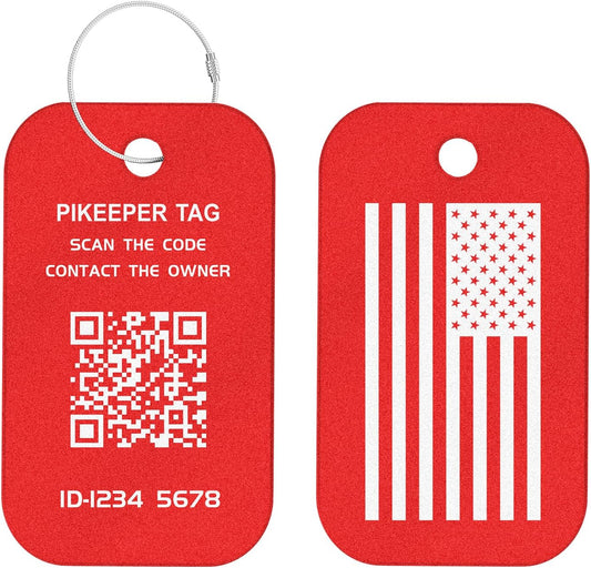 Smart Luggage Tags for Suitcases - Waterproof QR Code Bag Tags with Location Notification When Scanned, Self-Modifiable Info, Durable & Personalized Backpack Travel ID Tags