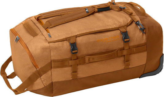 Eagle Creek Cargo Hauler Wheeled Duffel - Durable Duffel Bag for Travel - Easy Access Compartment - Deployable Backpack Straps - Lockable Zipper Opening - Glacier Blue - 110L