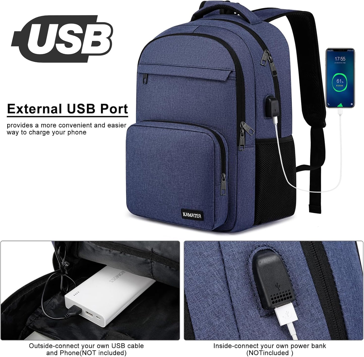 Backpack for School, college BackPack for Teens,Students, with 15.6 inch Laptop SleeveBack Pack for Boys, Large Computer Back Pack with Compartments for Men & Women