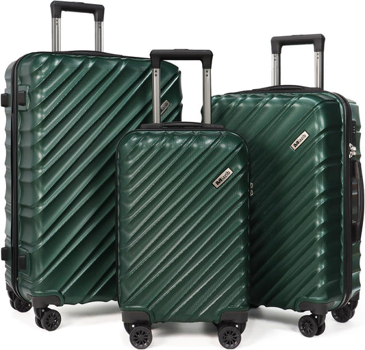Luggage Sets Suitcases with Wheels Suitcase set Hardshell Luggage sets Clearance Luggage sets with TSA Lock 20/24/28 Inch Luggage Lightweight Suitcases with Wheels (Jasper)