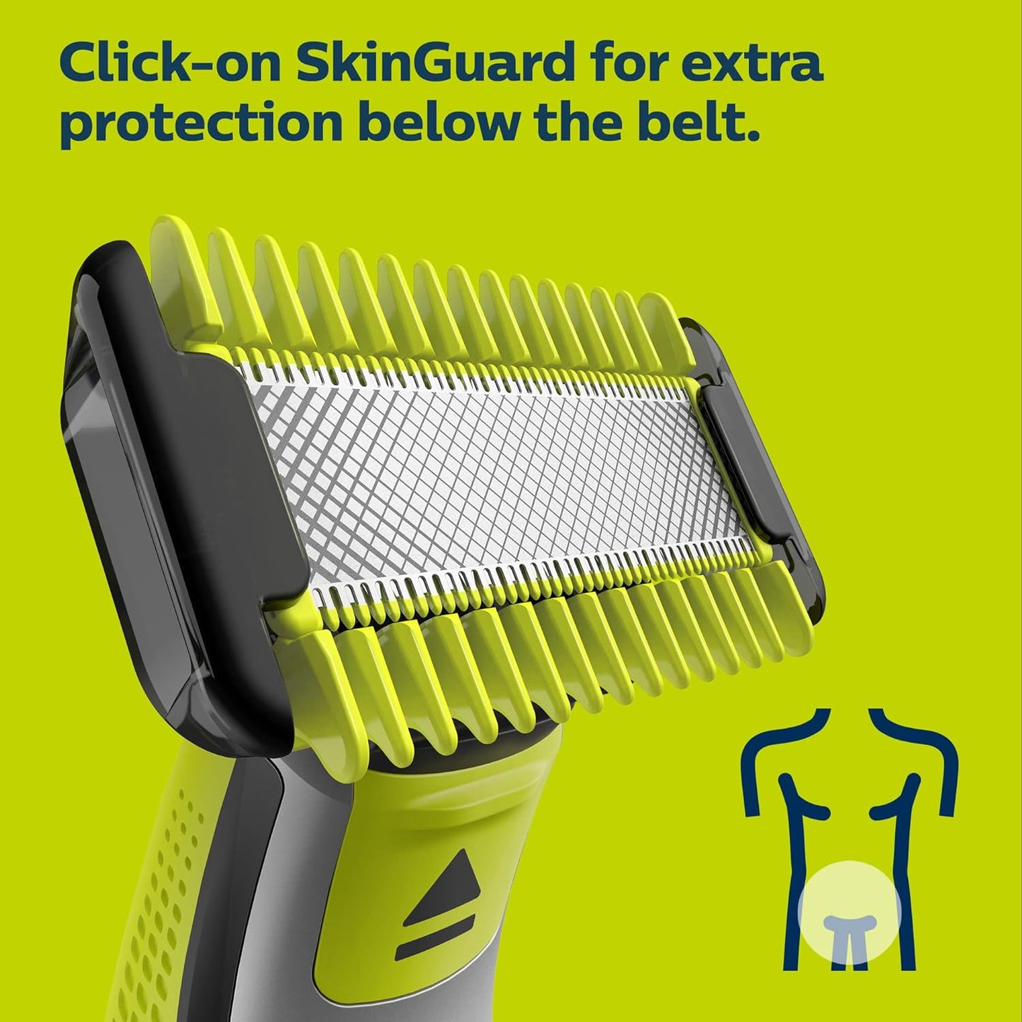 Philips Norelco OneBlade Face + Body Hybrid Electric Trimmer and Shaver, QP2630/70