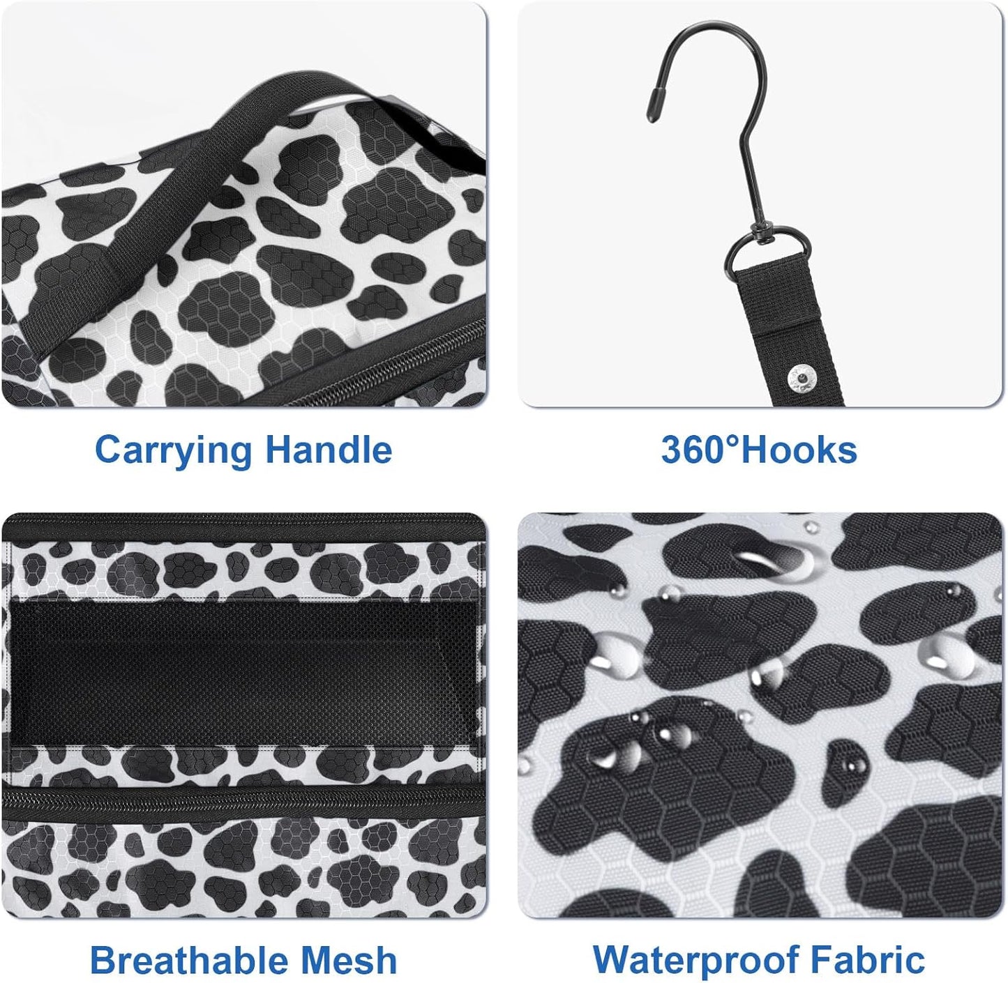 Suitcase Organizer, Travel Luggage Organizer Portable Hanging Travel Shelves Collapsible Hanging Packing Cubes for Carry on Suitcase