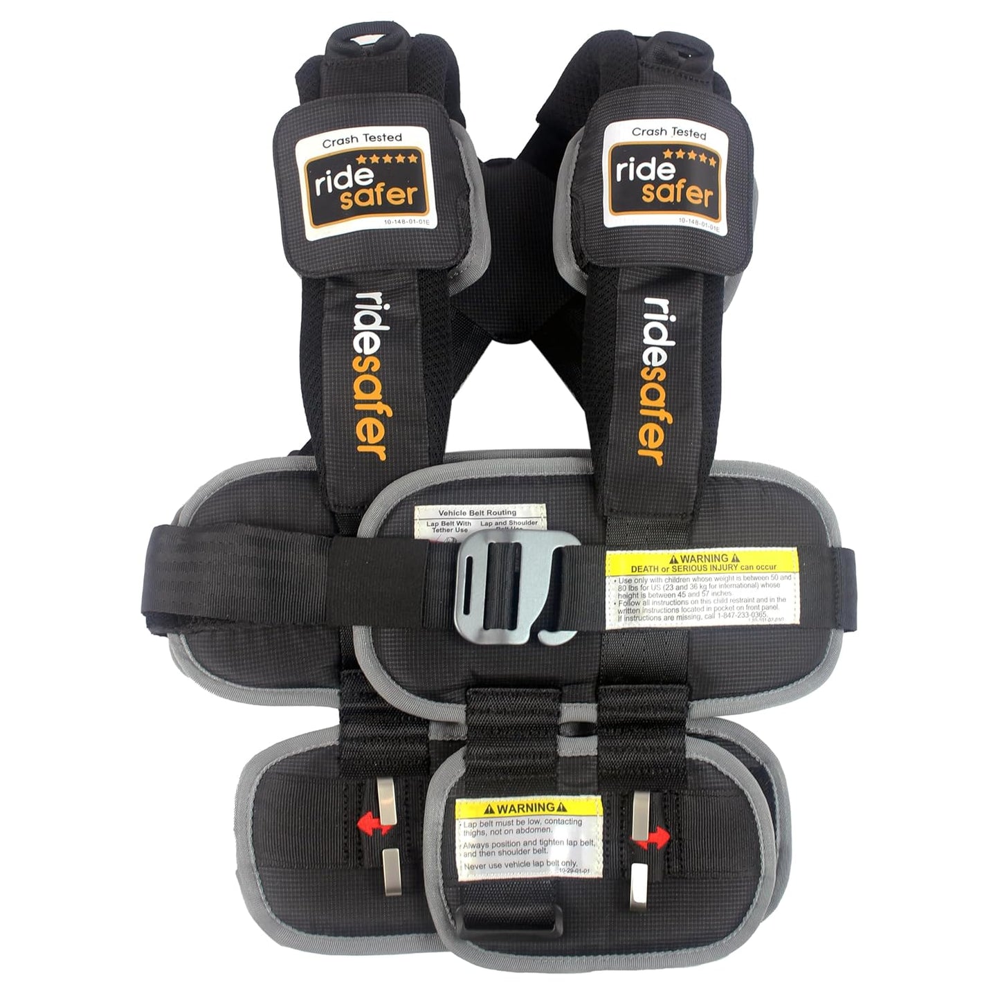 Small Black, Lightweight, Compact, Portable Car Seat - Perfect for Travel and Everyday Child Safety