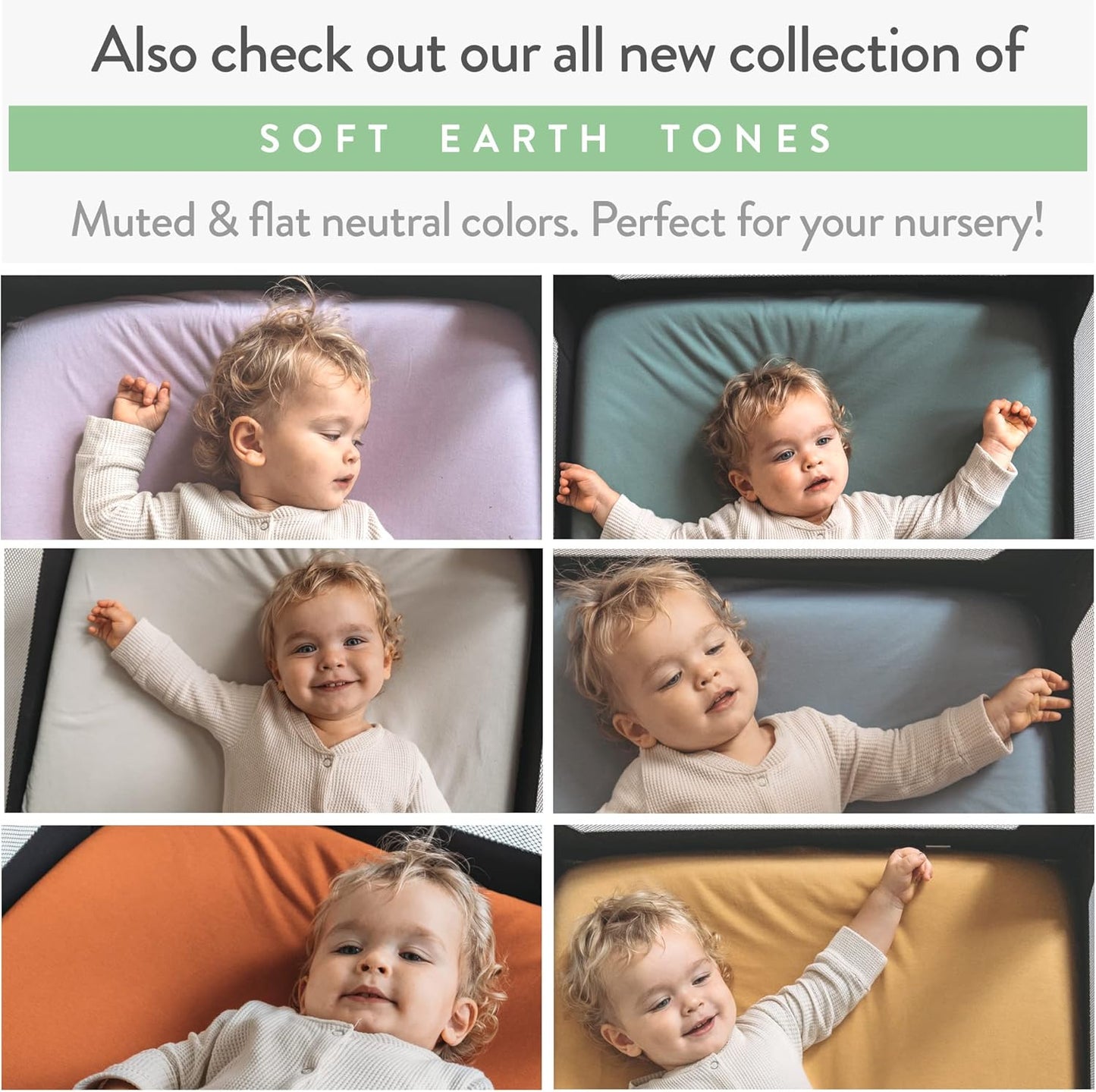Travel Crib Fitted Sheets for Baby Bjorn, Guava Lotus Travel Crib and 24 x 42 Inch Travel Light Playard Mattress – Snuggly Soft 100% Jersey Cotton – Dusty Blue + Navy – 2 Pack