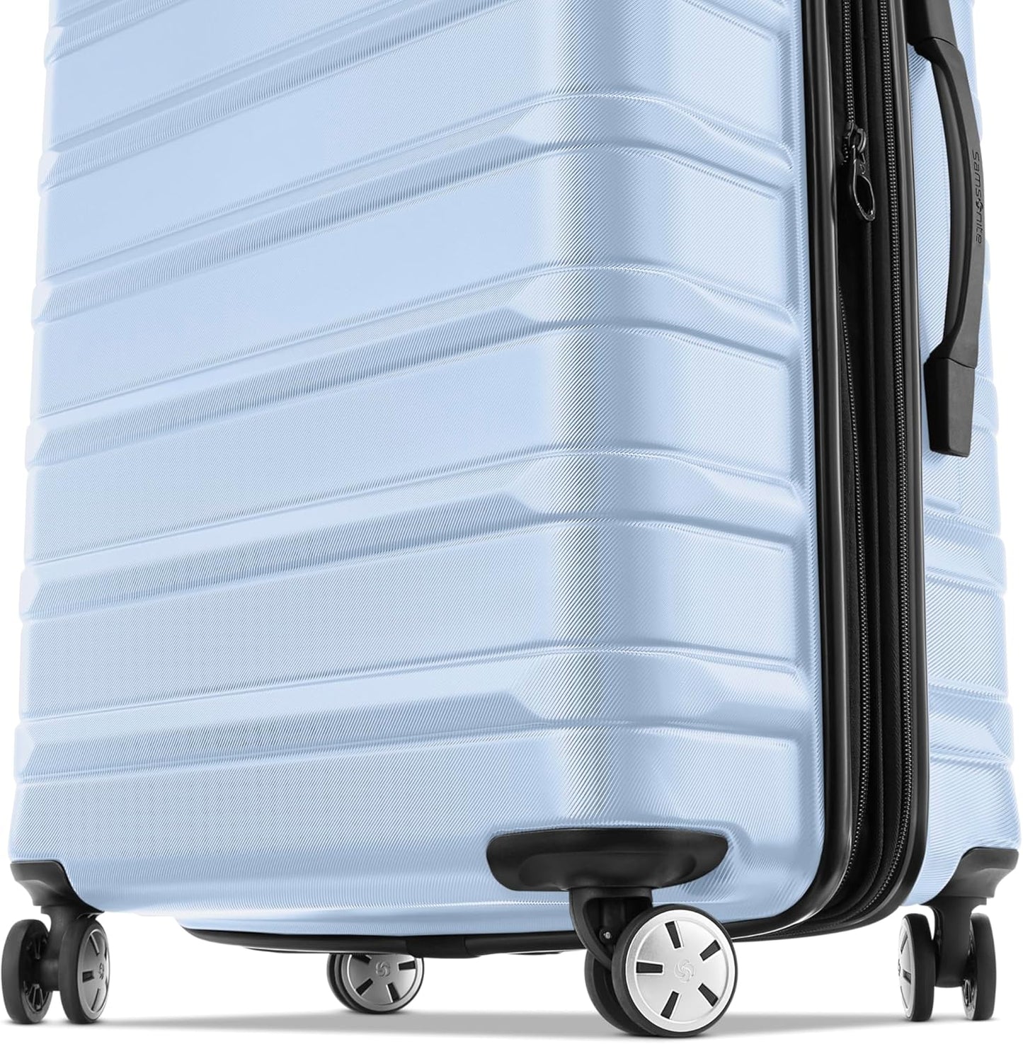 Samsonite Omni 2 Hardside Expandable Luggage with Spinner Wheels, 2PC SET (CO/L), Pale Blue