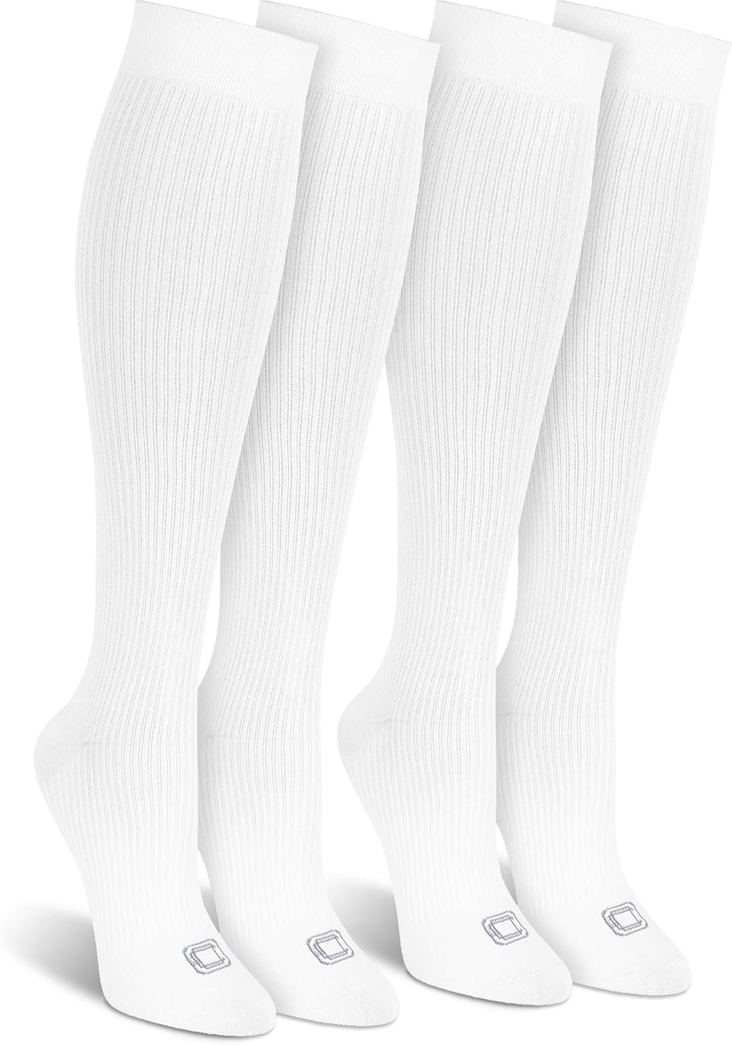 Doctor's Choice Women's Light Compression Over Calf Socks, Medium, Size 9-11
